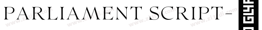 Parliament Script字体转换